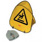View: 9S07-25 Folding Safety Cone with International Wet Floor Symbol 